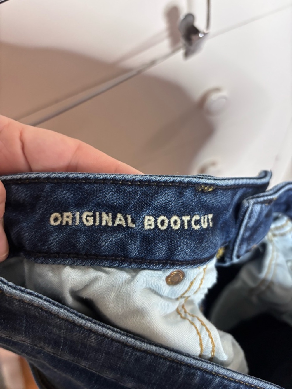 American Eagle Dark Blue Denim Jeans - Picture 5 of 7